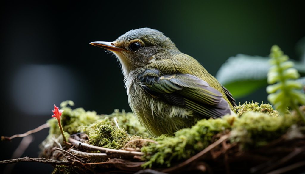 Small Bird With Long Beak