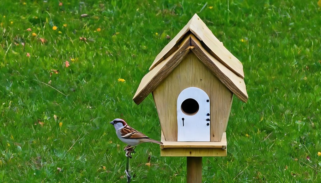 What is the scientific name of the house sparrow?