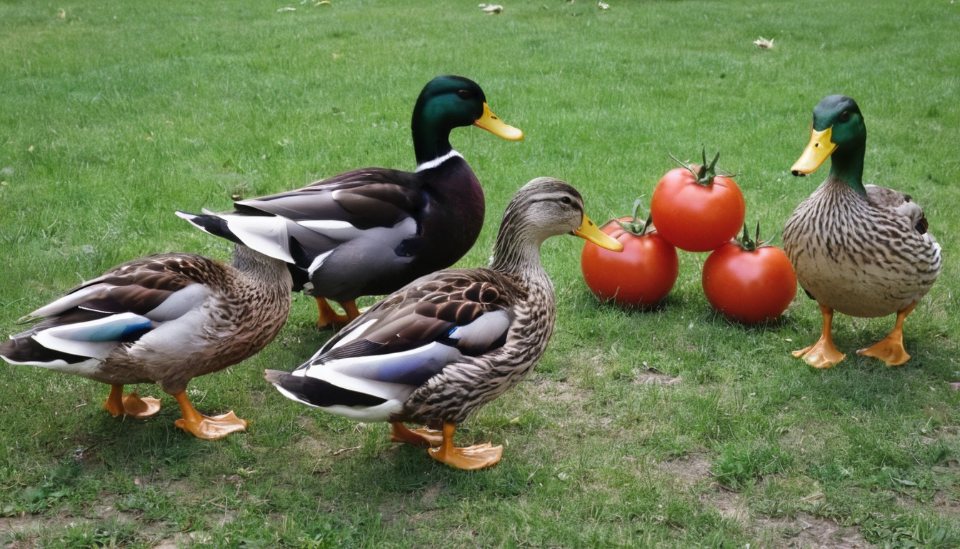 can ducks eat tomatoes