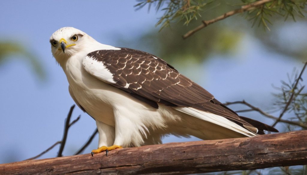 The White Hawk (Pseudastur albicollis)