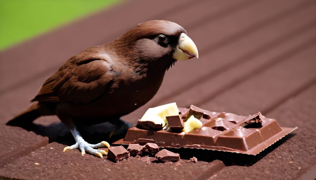 can birds eat chocolate